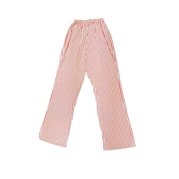 Vintage Candy Striper Uniform 1970s Red White Top Pants Hat 3 Piece Set Imperial - Picture 4 of 16